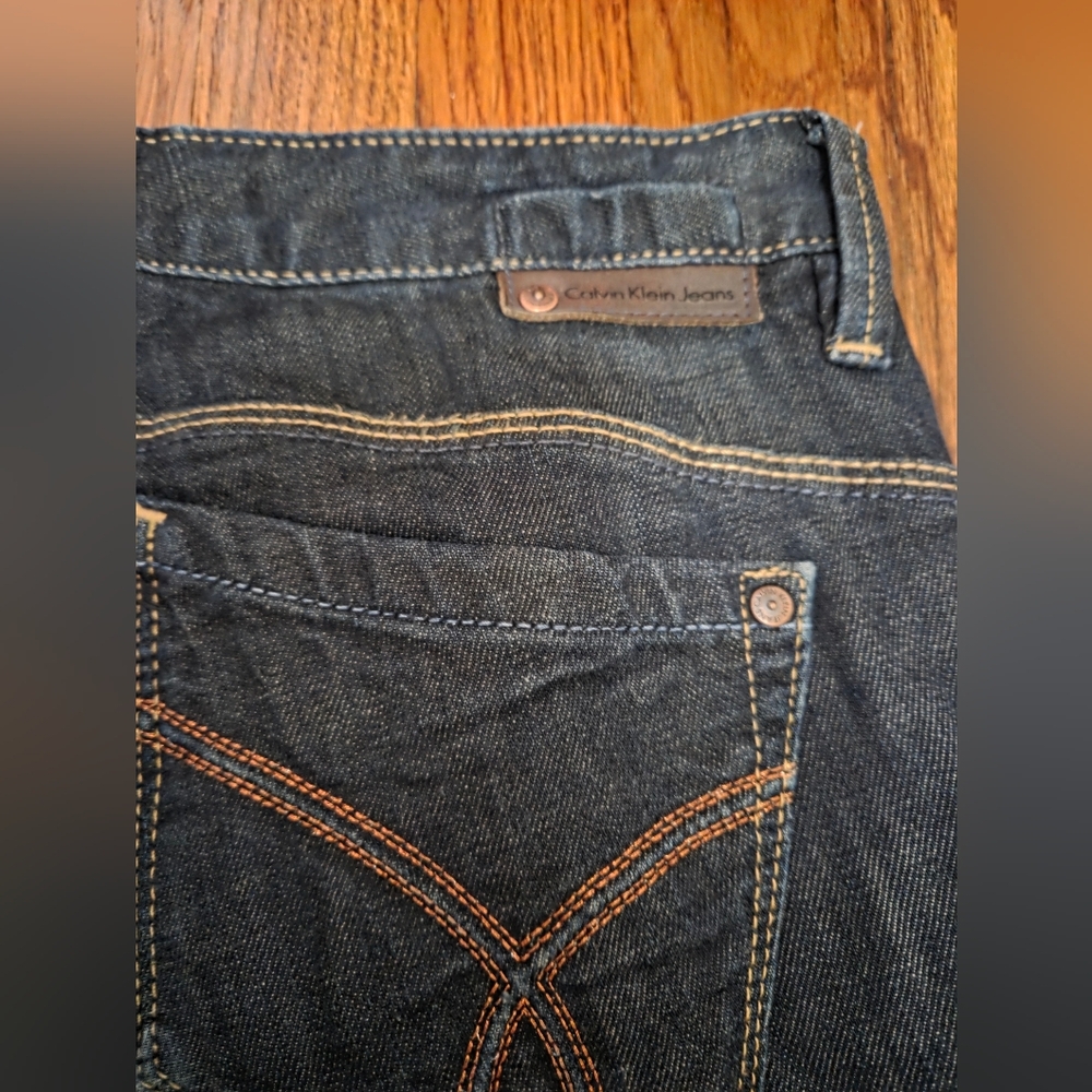 Calvin Klein Dark Denim Body Skinny Jeans Size 30 - Picture 6 of 11